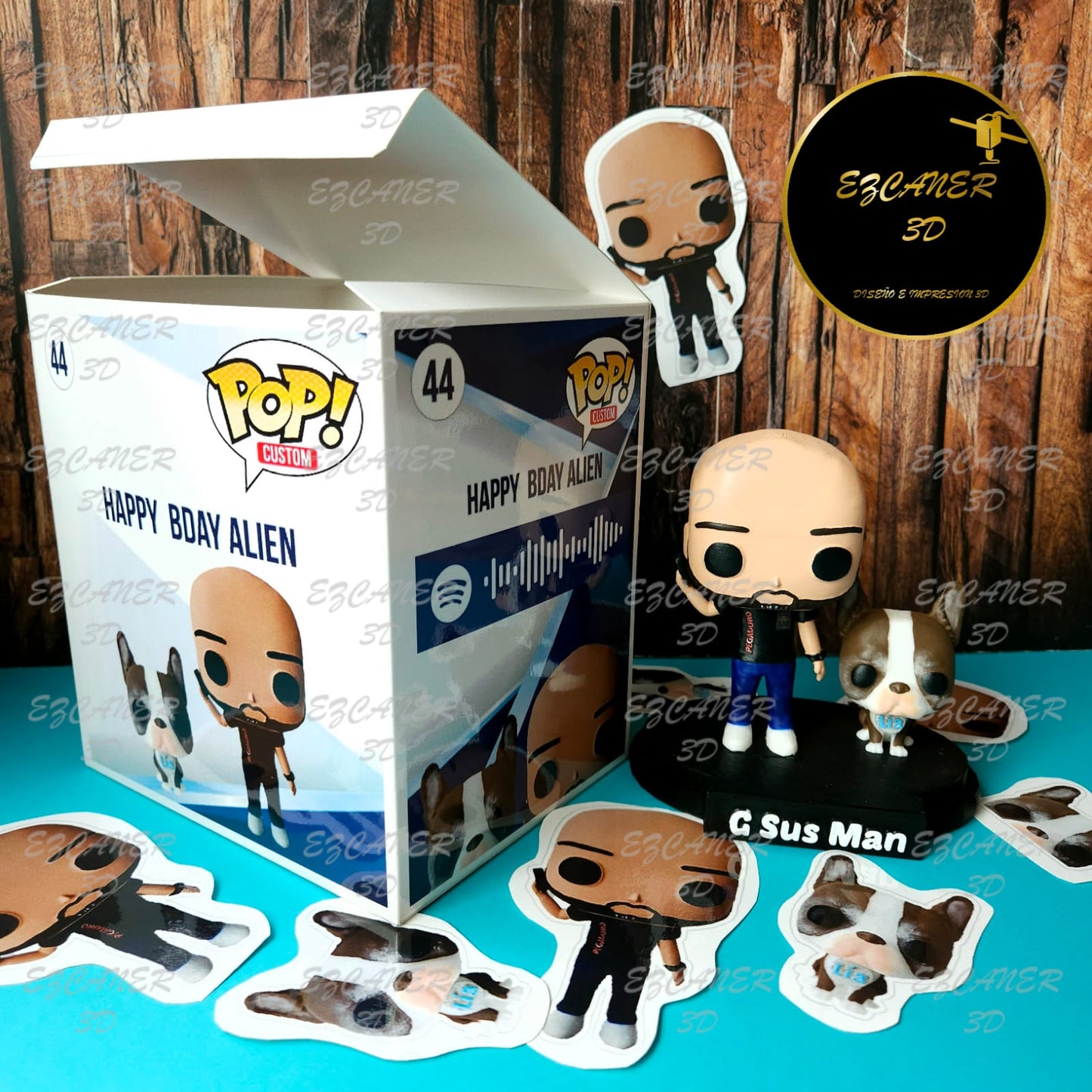 UnFunko básico/ sencillo, con 1 mascota