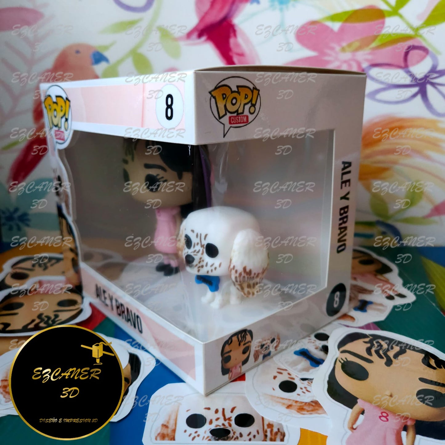 UnFunko básico/ sencillo, con 1 mascota