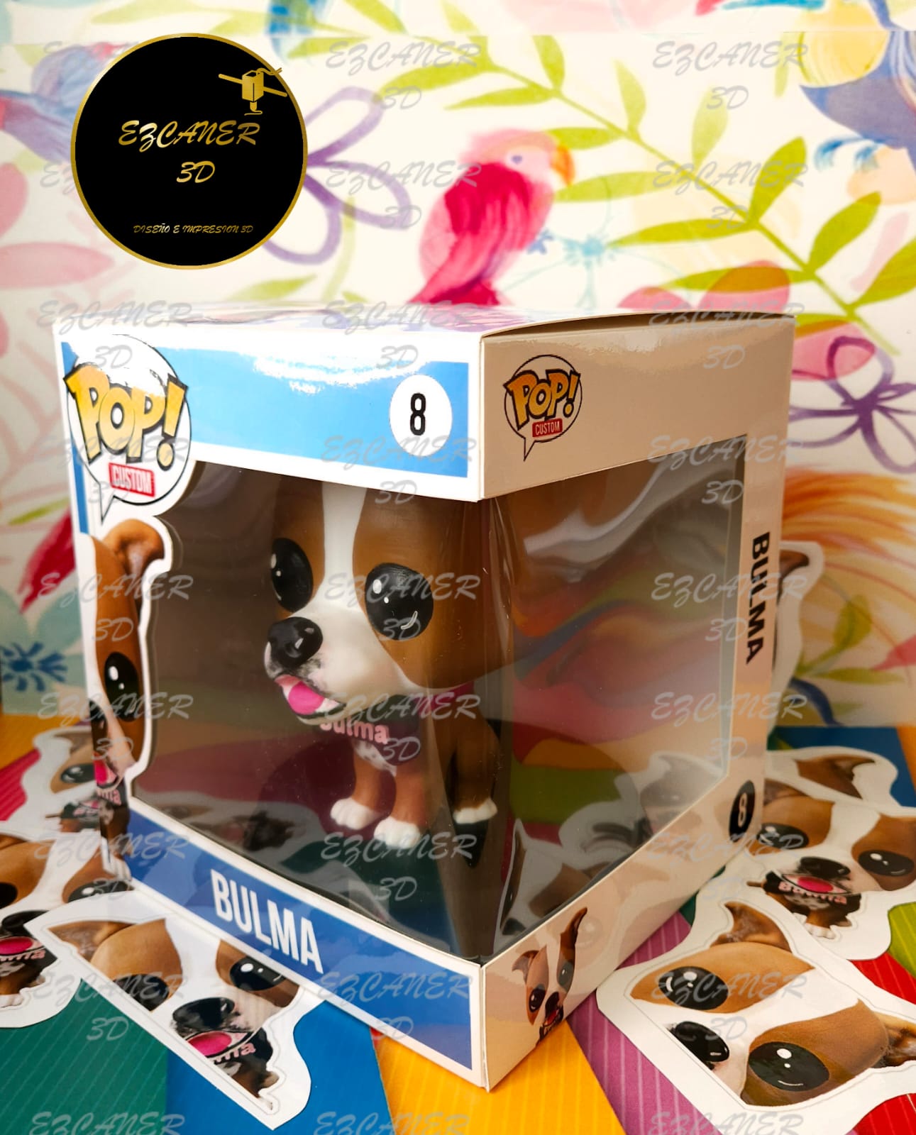 VersiónFunko de Mascota, 15 cm de altura