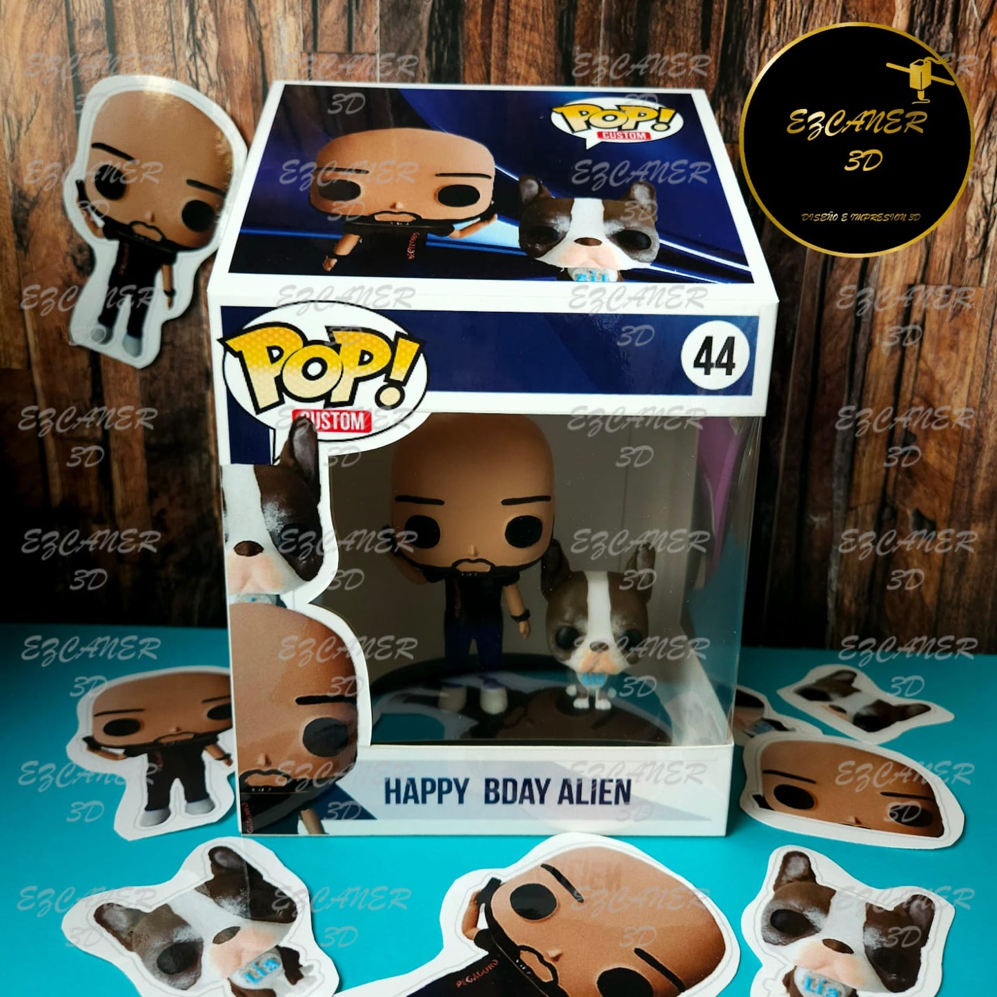 UnFunko básico/ sencillo, con 1 mascota