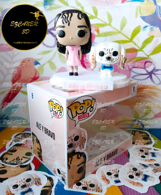 UnFunko básico/ sencillo, con 1 mascota