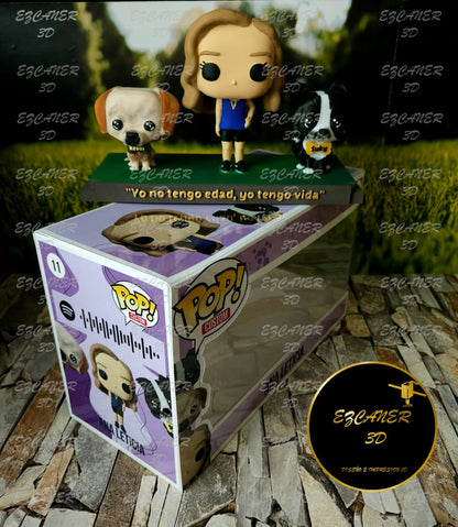 UnFunko básico/ sencillo, con 2 mascotas