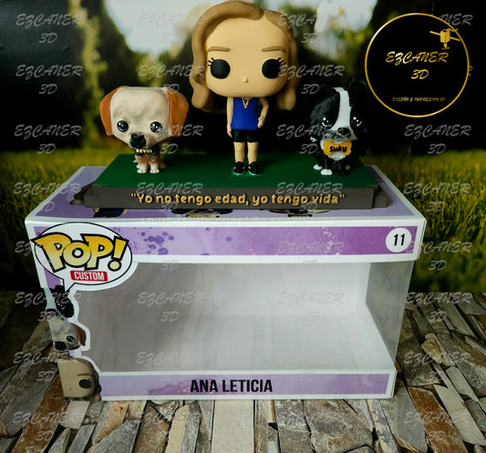 UnFunko básico/ sencillo, con 2 mascotas