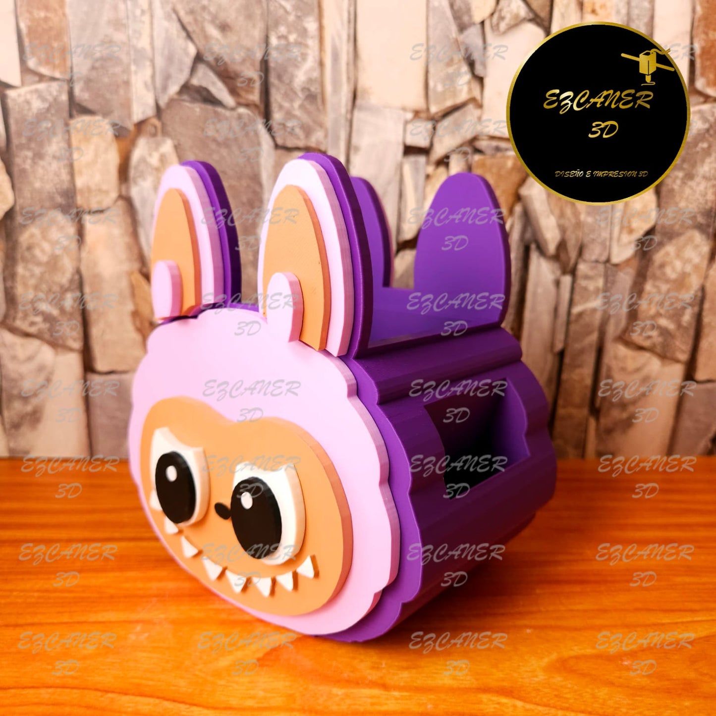Portaobjetoslabubu MORADO