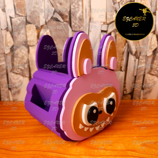 Portaobjetoslabubu MORADO