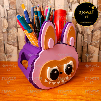 Portaobjetoslabubu MORADO