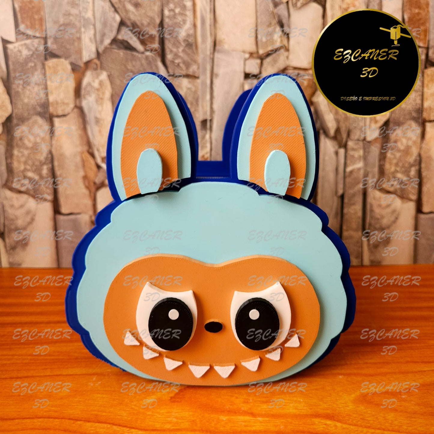 Portaobjetoslabubu AZUL