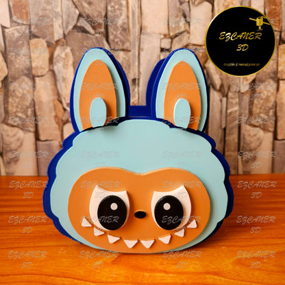 Portaobjetoslabubu AZUL