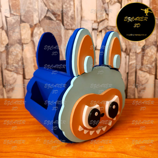 Portaobjetoslabubu AZUL