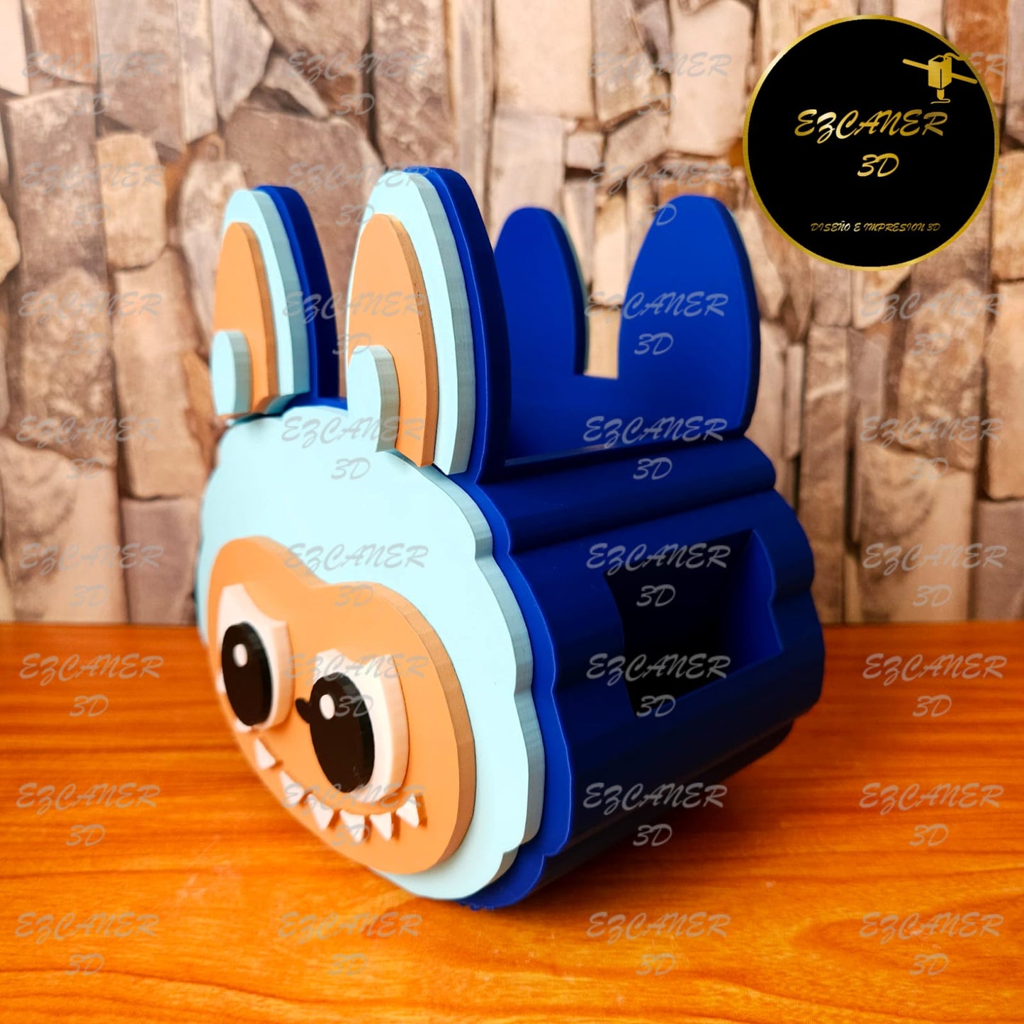 Portaobjetoslabubu AZUL