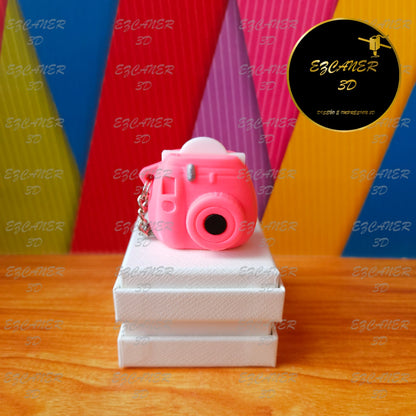 Llavero portafoto Rosa Intenso