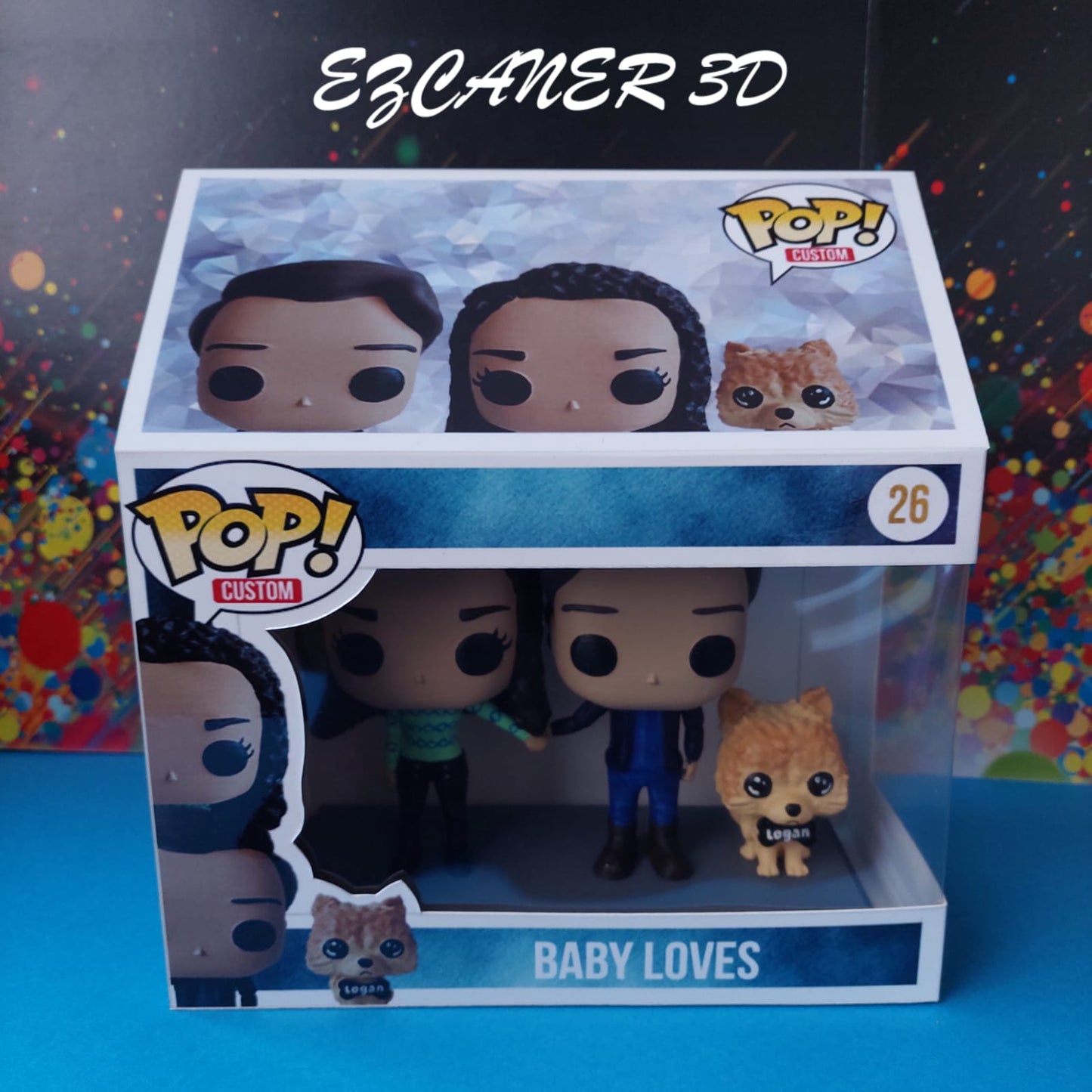 Pareja con 1 mascota, sencillos / básicos